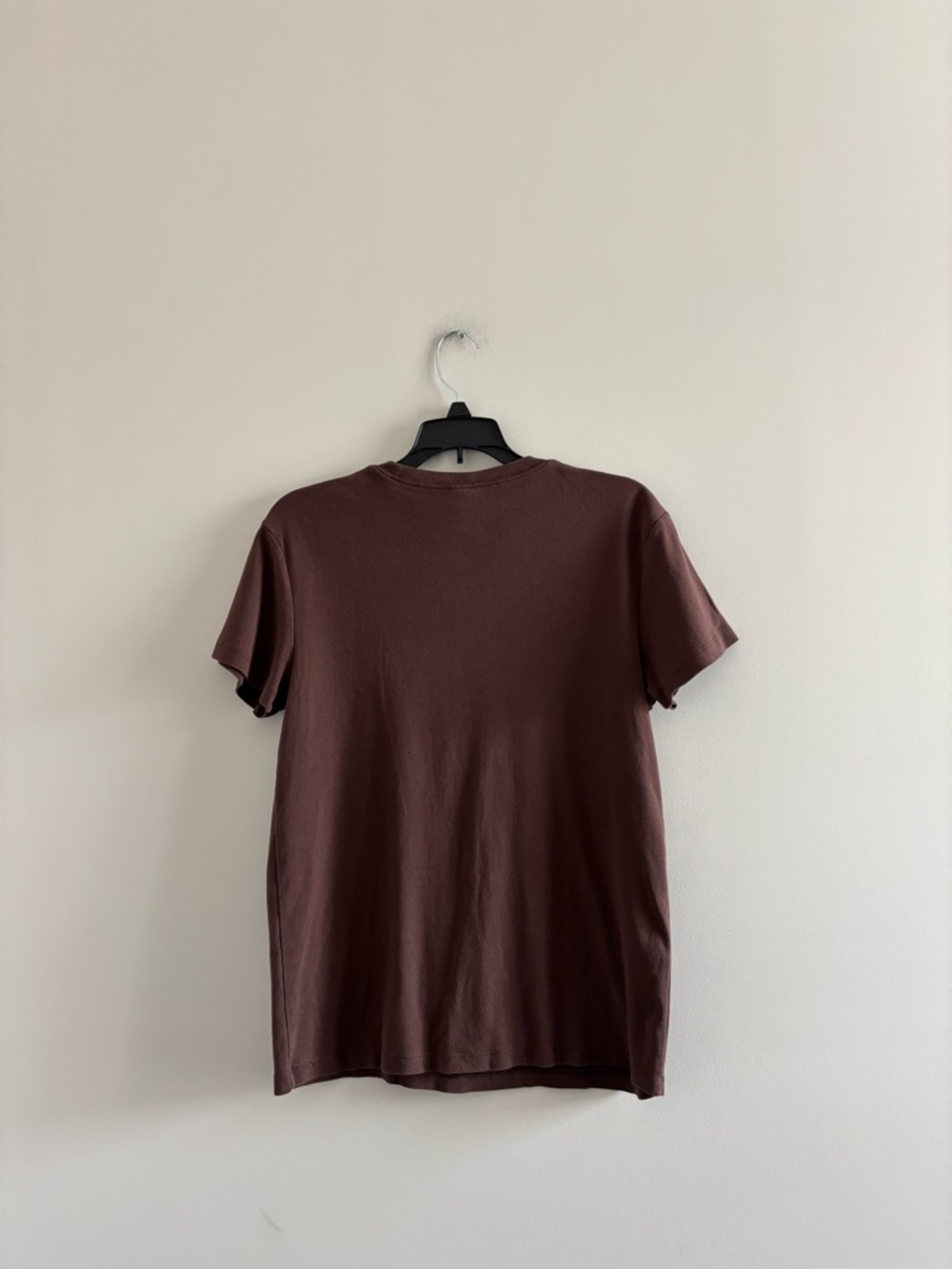 Y2K GAP T-Shirt Brown Gold Logo Cotton Short Sleeve Basic Women L Casual Classic - Picture 2 of 10